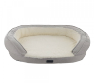 NOBBY Komfortbett oval "AMCA" beige,  78 x 62...