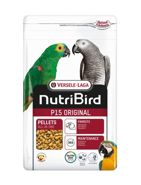 NUTRIBIRD P15  ORIGINAL  Extrudierte Pellets, einfärbig, 3 kg