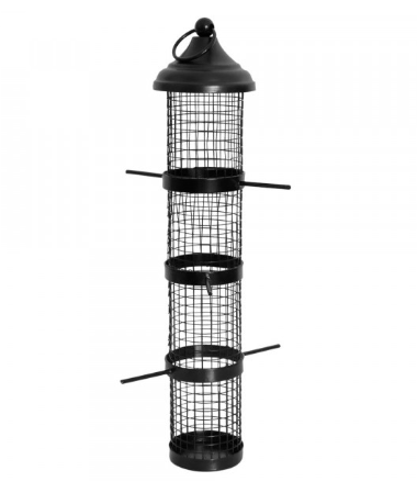 NOBBY Futtersäule, schwarz, Ø 9 x 40 cm