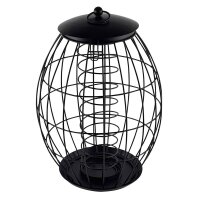 NOBBY Meisenknödel-Halter mit Gitter, schwarz,...