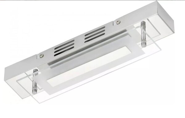 BRILONER LED Bad-Deckenleuchte Splash 2-flammig chrom