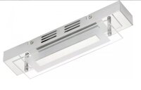 BRILONER LED Bad-Deckenleuchte Splash 2-flammig chrom