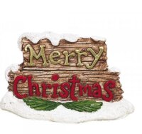 NOBBY Merry Christmas Schild, 10 x 4,5 x 6 cm
