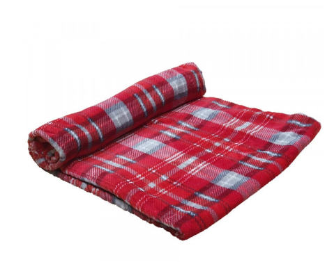 NOBBY Xmas Fleece Plaid, KARELI, 70 x 100 cm