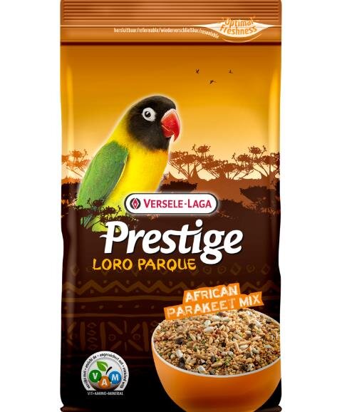 PREMIUM PRESTIGE LORO PARQUE AFRICAN PARAKEET MIX,VAM Körnchen, 1 Kg