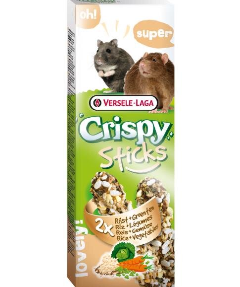 CRISPY Sticks Hamster-RattenReis & Gemüse, 110 g