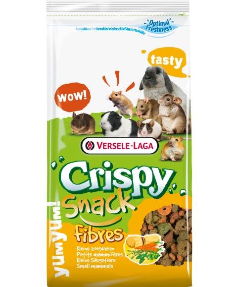 CRISPY Snack Fibres, Kaninchen, Meerschweinchen, Chinchillas & Degus, 650 g