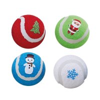 NOBBY Weihnachts-Tennisbälle Ø 5 cm