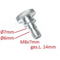 OPTIMUM Rändelschraube B-PRO-Serie/DQ25/B40GSM