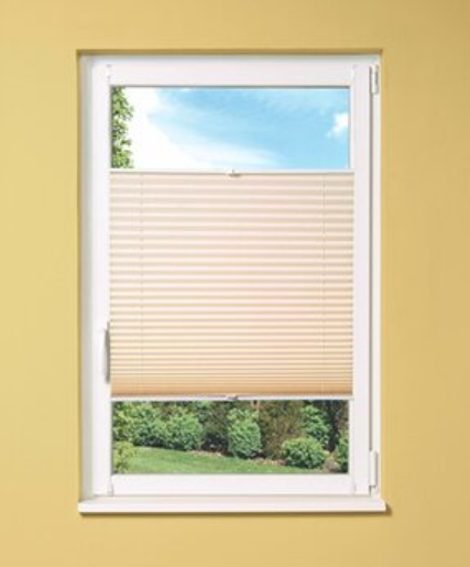 Verspanntes Plissee Milena, beige, 60 x 130 cm