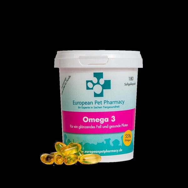 EUROPEAN Pet Omega 3, 180 Tabletten