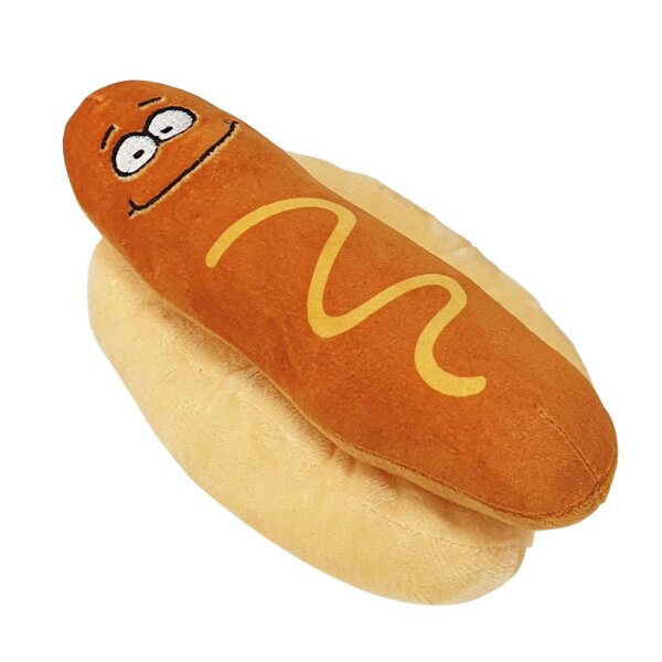 NOBBY Plüschspielzeug „Happy Food“ Hot Dog, 20 cm
