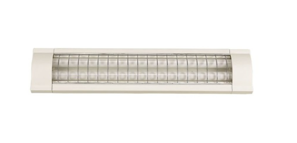 Büro Raster Deckenleuchte Office 63cm weiß 2 x 18W