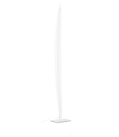 BRILONER LED-Stehlampe, Glas, Chrom, H 129 cm