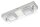 BRILONER LED Deckenleuchte, Badeleuchte SPLASH 2er Spot, chrom A+