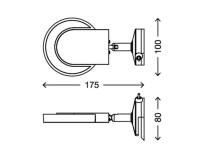 BRILONER Badleuchte Spiegelleuchte Surfline LED...