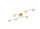 BRILONER Leuchten - LED-Deckenleuchte, 7-flammig, 5 Watt, 400 Lumen, 3.000 Kelvin, Strahler schwenk- und drehbar, gold