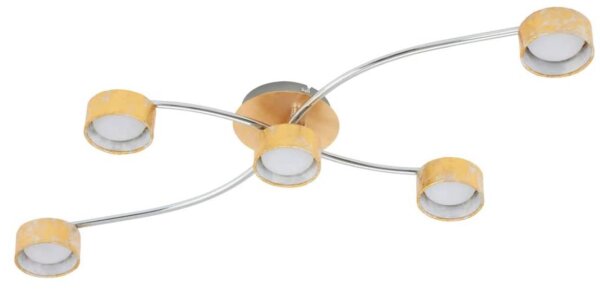 BRILONER LED Deckenleuchte, gold