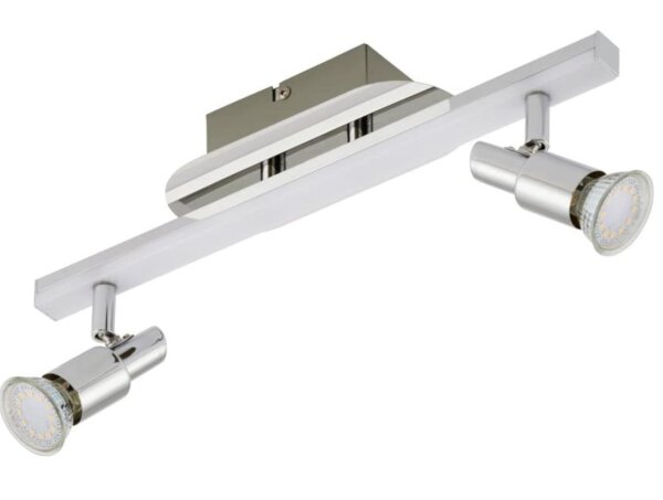 BRILONER LED Spotlight REN 2xGU10/3W/230V + LED/6W