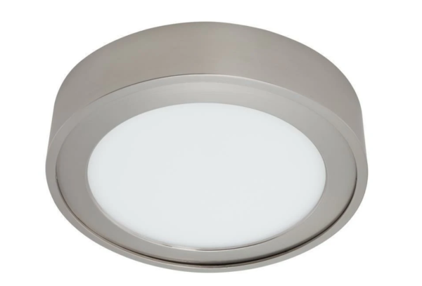 BRILONER LED Deckenleuchte UP Rund Nickelmatt