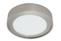 BRILONER LED Deckenleuchte UP Rund Nickelmatt