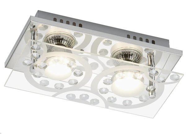 BRILO Leuchten LED Deckenleuchte,eckig