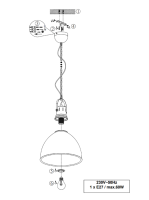 TRIO Kupferne Hängeleuchte