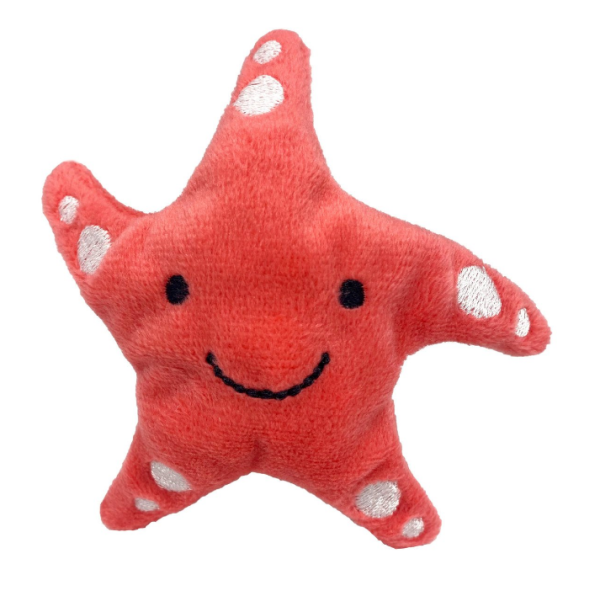 AUMÜLLER Baldrian- Katzenspielkissen Seestern Stella 12 x 12 x 3 cm