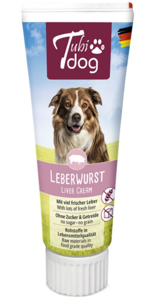 Hunde - Snacks HANSEPET Tubidog Leberwurst, 75 g