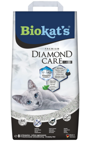 BIOKAT´S Diamond Care classic Katzenstreu, 8 L