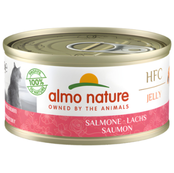 Katzen - Nassfutter ALMO NATURE HFC Jelly Lachs, 70 g