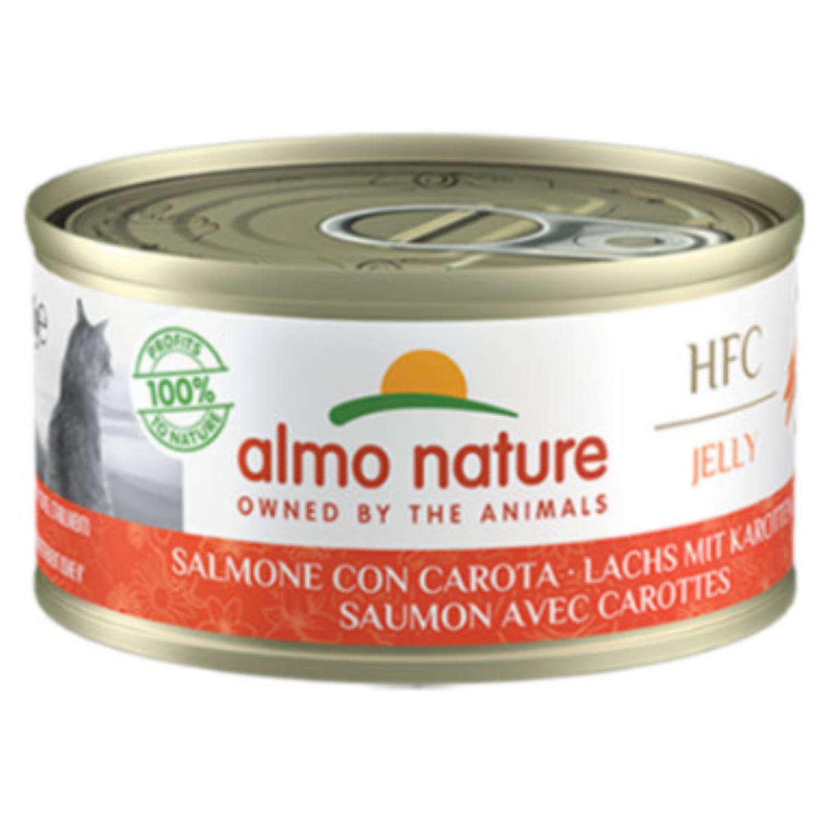 24x Almo Nature HFC Made in Italy Kattenvoer Ham - Kalkoen 70 gr