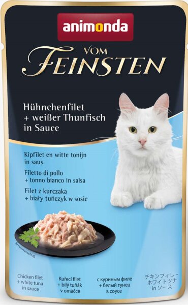 Katzen - Nassfutter ANIMONDA Vom Feinsten Adult Huhn + Thunfisch, 50 g