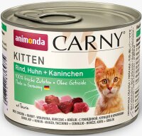 Katzen - Nassfutter ANIMONDA Carny Kitten Rind, Huhn +...