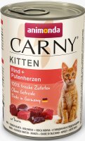 Katzen - Nassfutter ANIMONDA Carny Kitten Rind + Pute, 400 g
