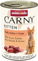 Katzen - Nassfutter ANIMONDA Carny Kitten Kalb, Huhn +...