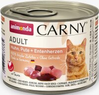 Katzen - Nassfutter ANIMONDA Carny Adult Huhn + Pute +...