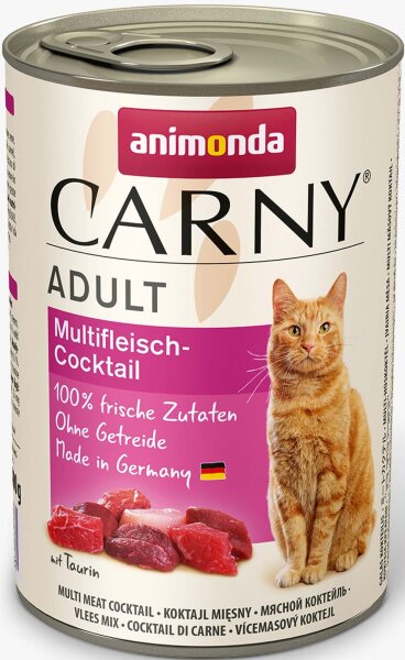 Katzen - Nassfutter ANIMONDA Carny Adult Multi-Fleischcocktail, 400 g