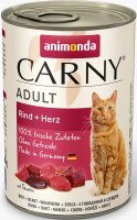 Katzen - Nassfutter ANIMONDA Carny Adult Rind + Herz, 400 g
