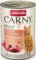 Katzen - Nassfutter ANIMONDA Carny Adult Huhn + Pute +...