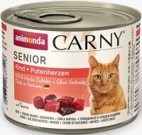 Katzen - Nassfutter ANIMONDA Carny Senior Rind +...
