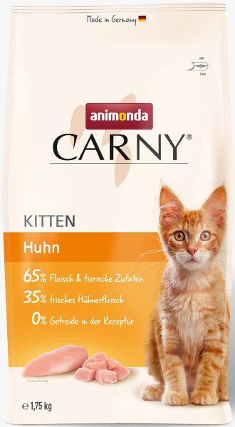 Katzen - Trockenfutter ANIMONDA Carny Cat Kitten Huhn, 1,75 kg