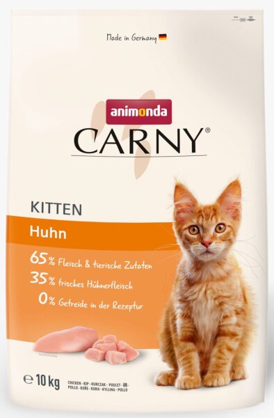 Katzen - Trockenfutter ANIMONDA Carny Cat Kitten Huhn, 10 kg