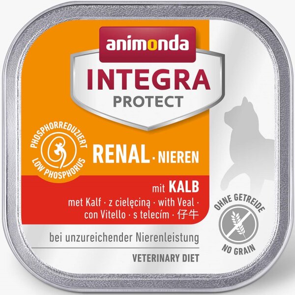 Katzen - Nassfutter ANIMONDA Integra Protect Renal Kalb,100 g