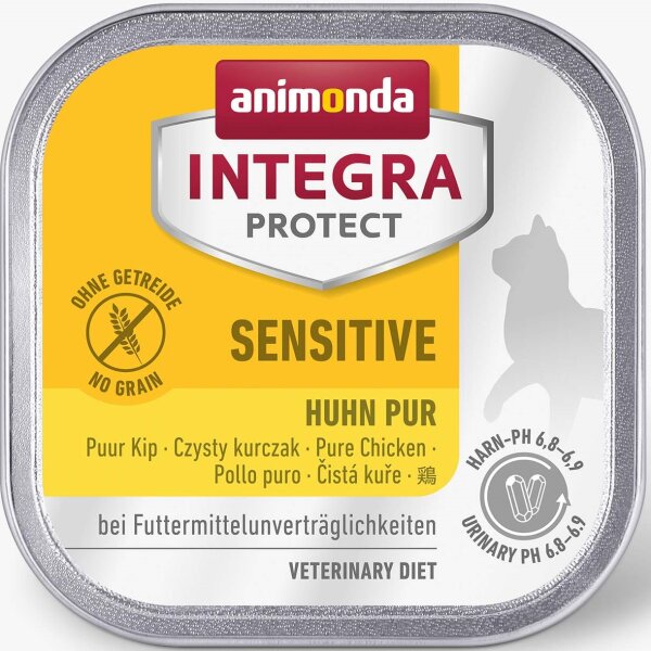 Katzen - Nassfutter ANIMONDA Integra Protect Sensitive Huhn pur,100 g