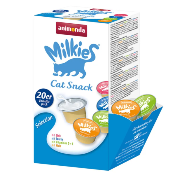 Katzen - Snacks ANIMONDA Milkies "Selection", Multipack, 20 x 15 g