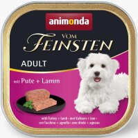 Hunde - Nassfutter ANIMONDA Vom Feinsten Adult Pute + Lamm