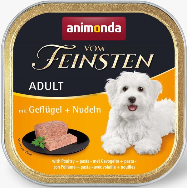 Hunde - Nassfutter ANIMONDA Vom Feinsten Adult Geflügel + Nudeln
