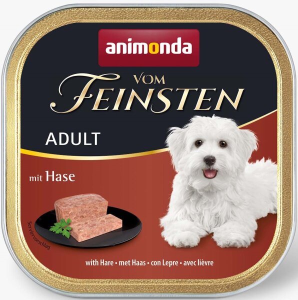 Hunde - Nassfutter ANIMONDA Vom Feinsten Adult Hase
