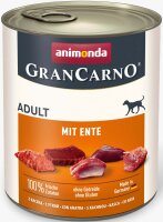 Hunde - Nassfutter ANIMONDA GranCarno Adult Ente, 800 g